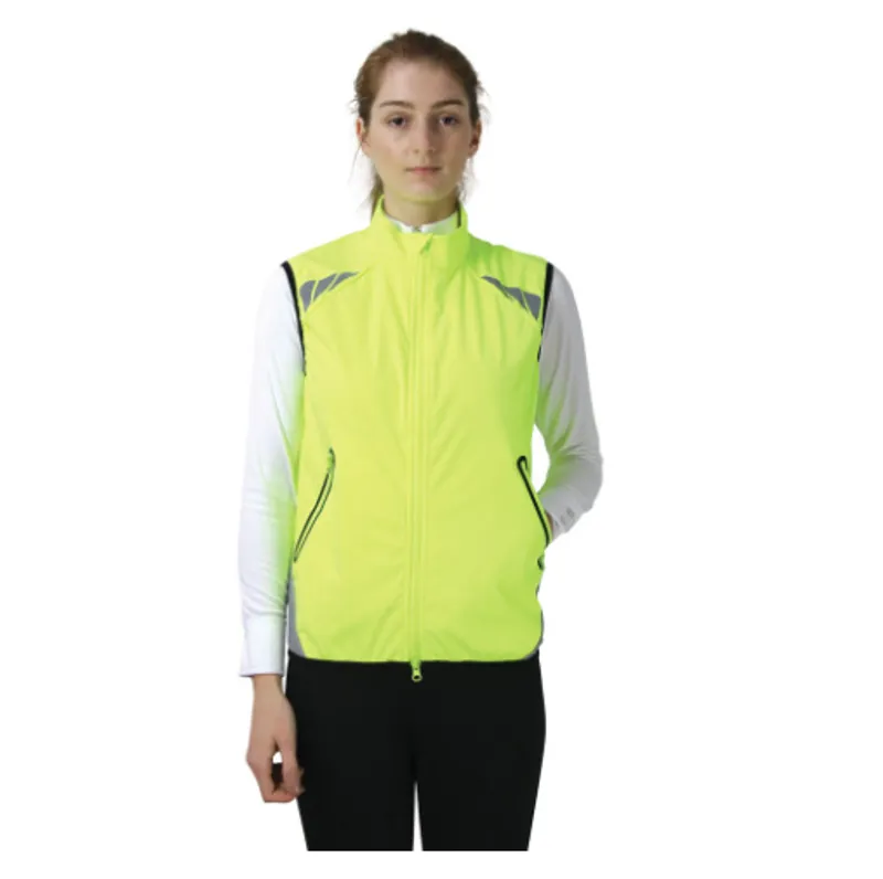Hy Equestrian Reflector Gilet - Yellow