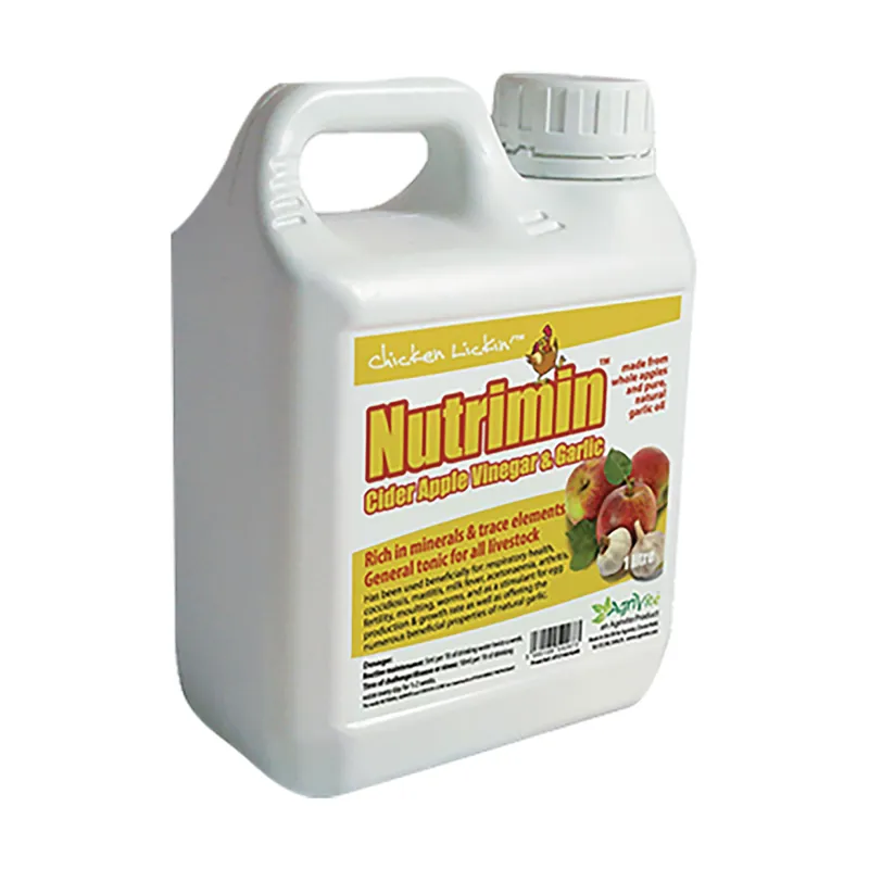 Agrivite Chicken Lickin' Nutrimin Cider Vinegar And Garlic - 1 lt