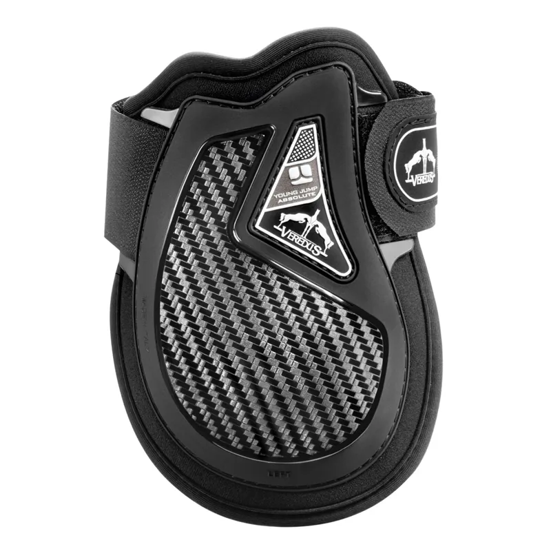 Veredus Young Jump Absolute Carbon Gel MX Fetlock Boots - M/L - Black