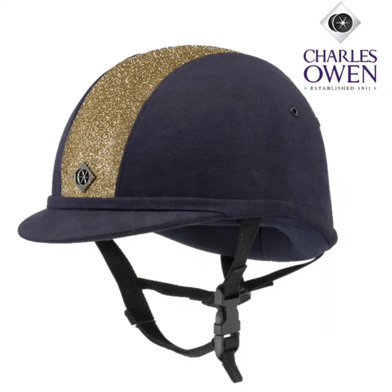 Charles Owen Sparkly YR8 - Navy/Gold