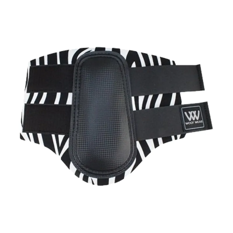 Woof Wear Club Brushing Boots - Zebra-1