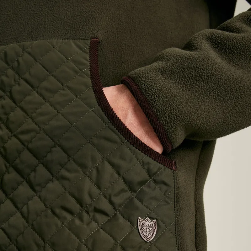 Joules Greenfield Men's Zip Through Fleece - Heritage Green-6