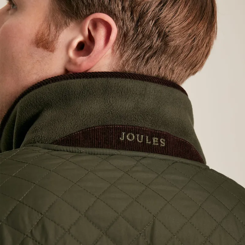 Joules Greenfield Men's Zip Through Fleece - Heritage Green-5