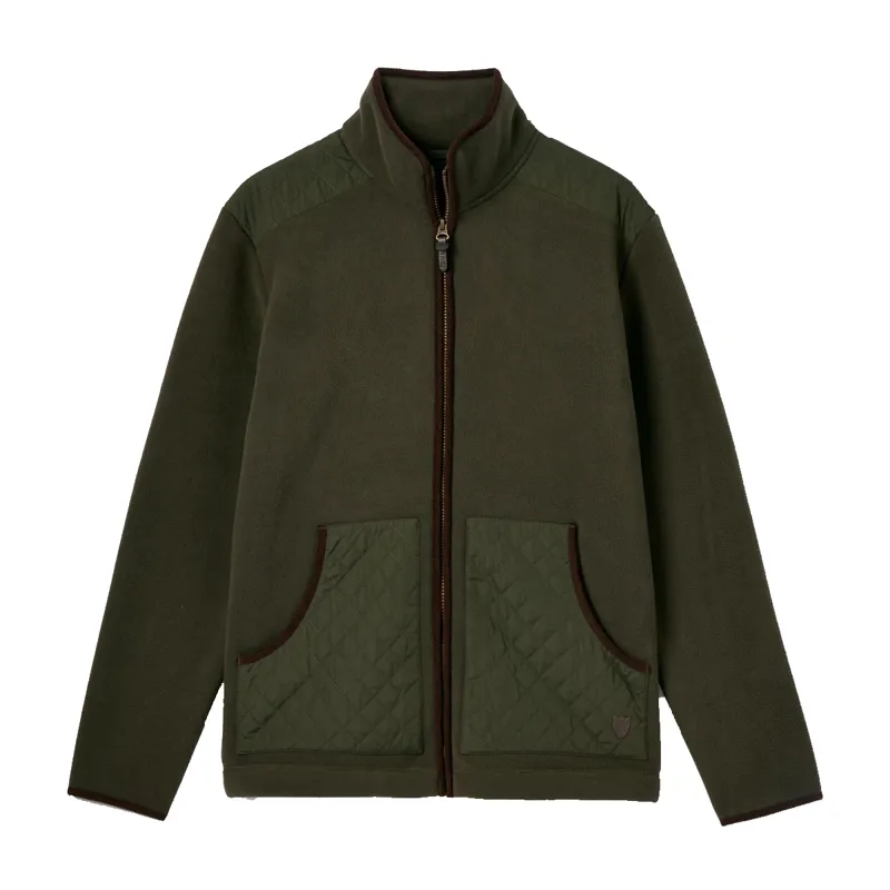 Joules Greenfield Men's Zip Through Fleece - Heritage Green